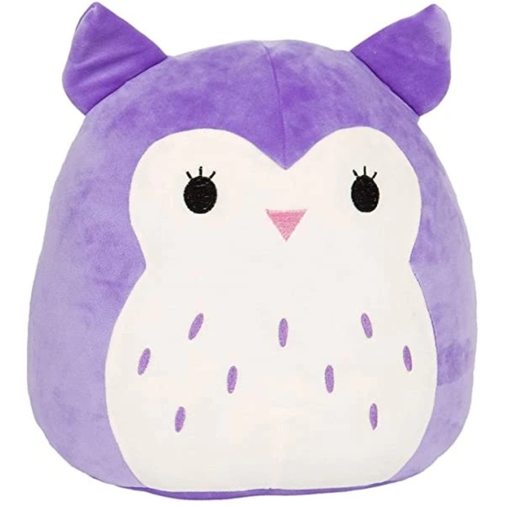 Squishmallow Purple Owl 8”